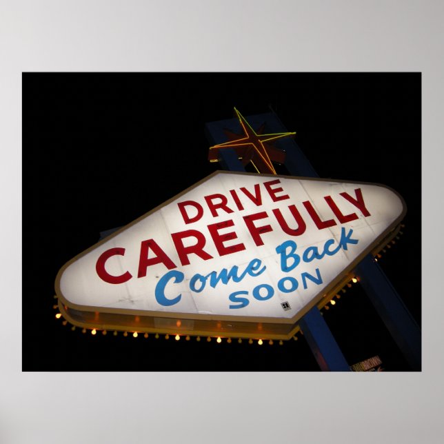 Affiches Conduire prudemment (Devant)