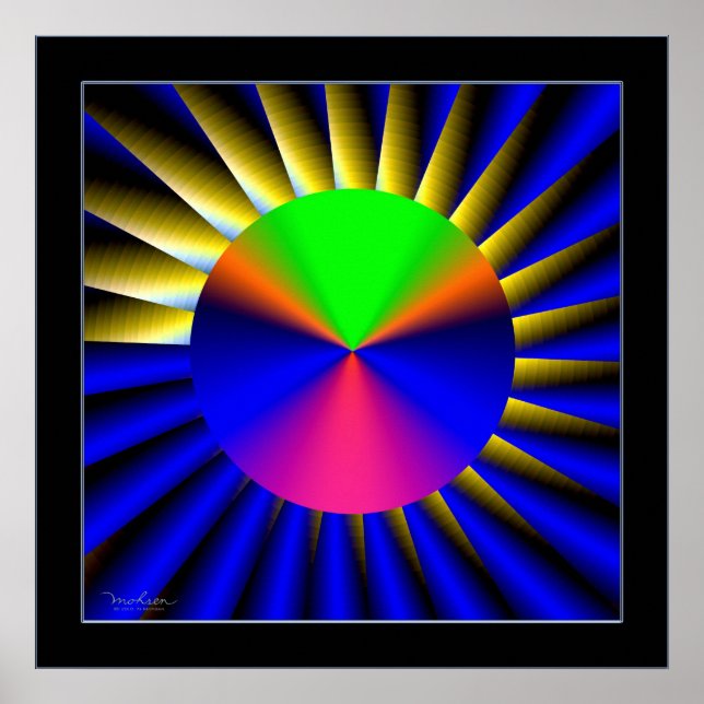 Affiches Cône flottant (Devant)