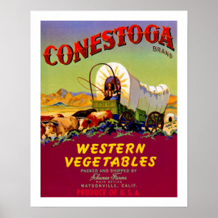Affiches Conestoga Western Vegetables