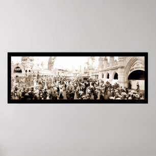 Affiches Coney Island Luna Park Photo 1903