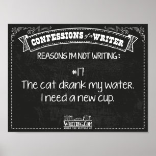 Affiches Confessions d'un écrivain : Raison #17