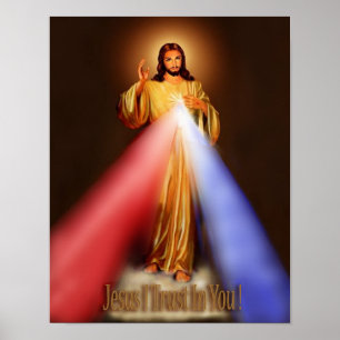 Affiches Confiance divine de Jésus I de pitié dans vous