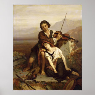 Affiches Confort dans la peine, c.1852
