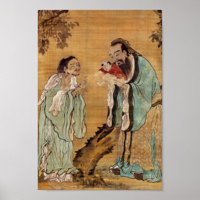 Affiches Confucius, Lao Tzu et Bouddha (Devant)