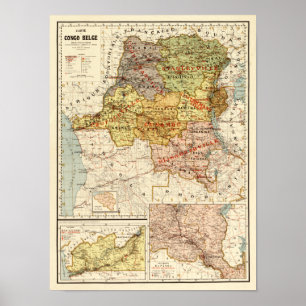 Affiches CongoPanoramic MapCongo