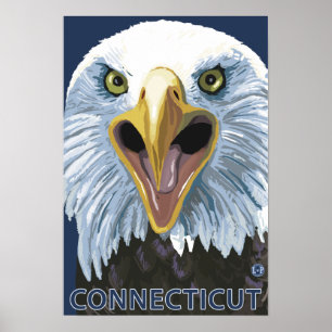 Affiches ConnecticutEagle vers le haut