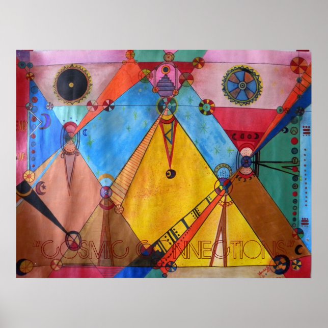 Affiches Connexions, "CONNEXIONS COSMIQUES" (Devant)