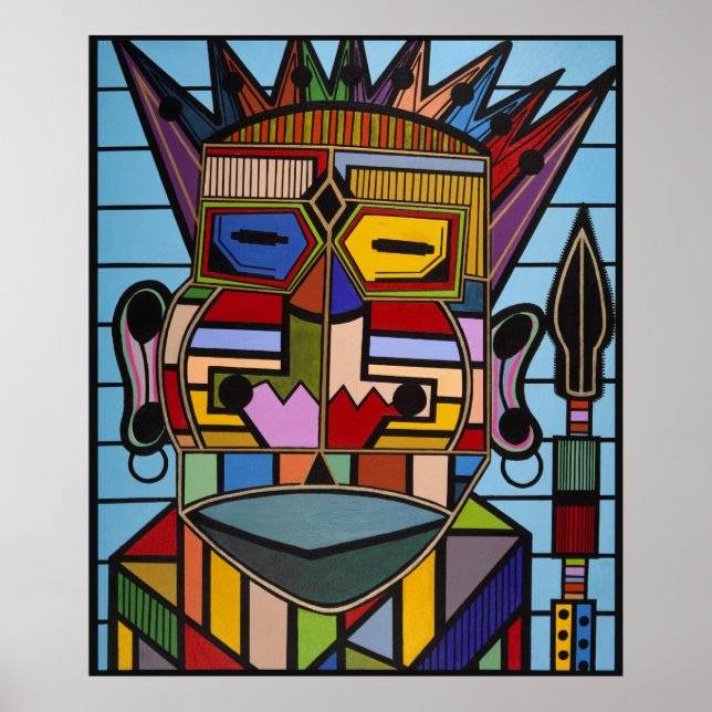 Affiches "Conquérir et conquérir" par Ruchell Alexander (Devant)