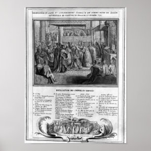 Affiches Consacrement et couronnement d'Henri IV