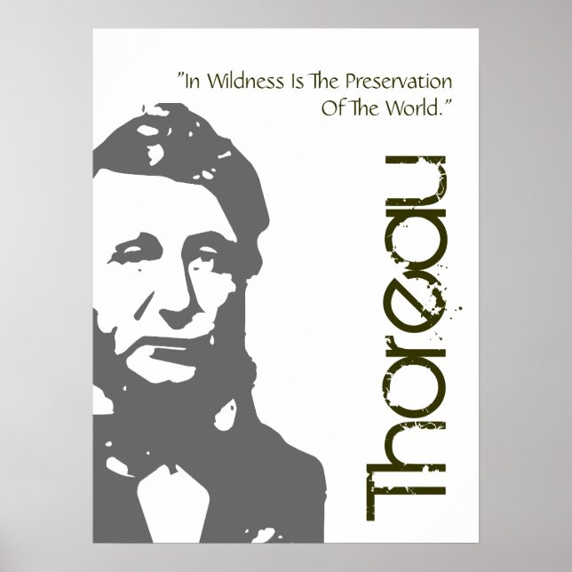 Affiches Conservation Thoreau De L'Affiche Mondiale (Devant)