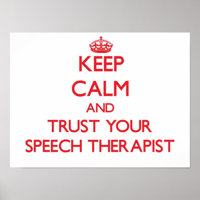 Affiches Conserver le calme et faire confiance à votre voix (Devant)