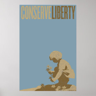 Affiches Conservez la copie de liberté