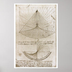 Affiches Constant & Parabolic Curvatures, Leonardo da Vinci