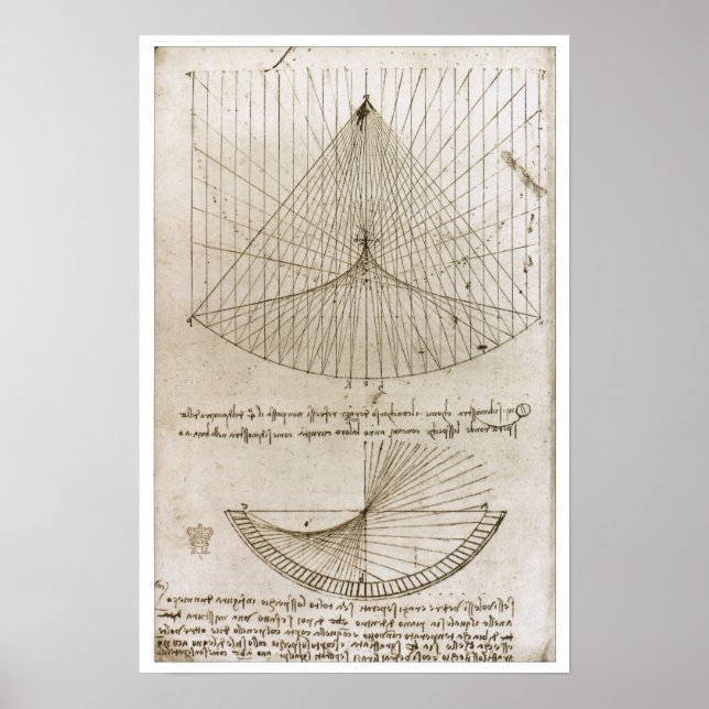Affiches Constant & Parabolic Curvatures, Leonardo da Vinci (Devant)