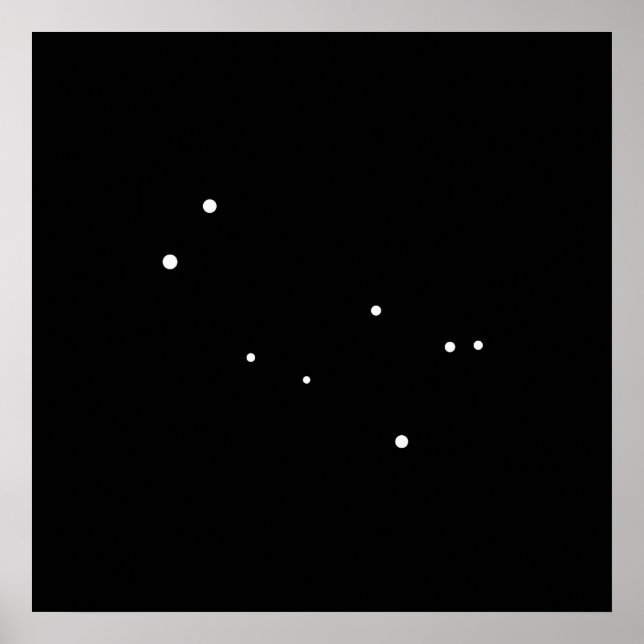 Affiches Constellation Gemini par Leslie Peppers (Devant)