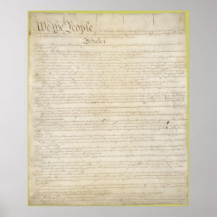 Affiches Constitution des États-Unis d'Amérique