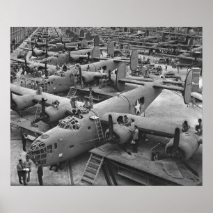 Affiches Construction B24 de la flotte BW 1943