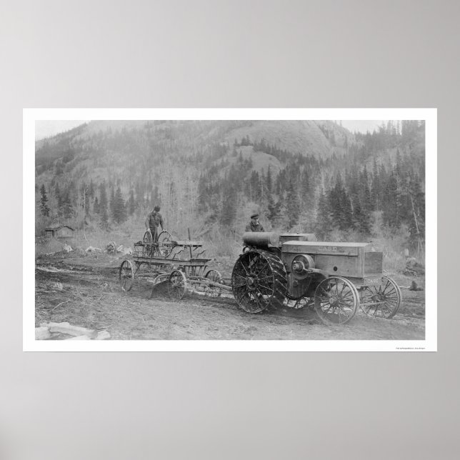 Affiches Construction De Routes En Alaska 1916 (Devant)