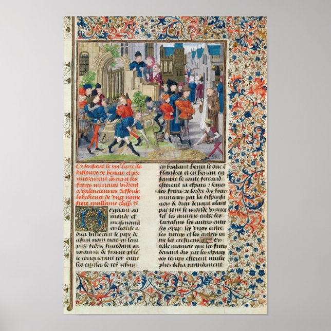 Affiches Construire les fondations du monastère (Devant)