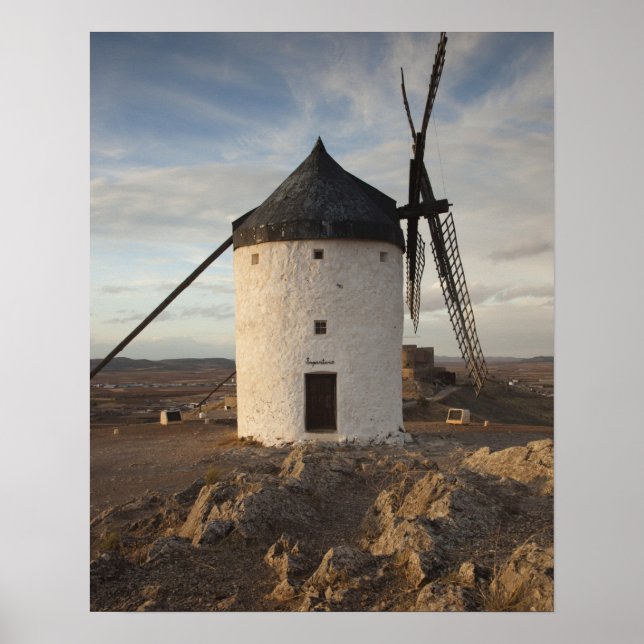 Affiches Consuegra, antique La Mancha windmills (Devant)