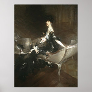 Affiches Consuelo Vanderbilt et fils Ivor, Giovanni Boldini