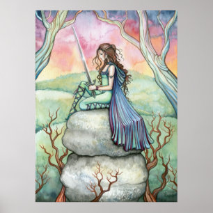 Affiches Contempler l'affiche de Guinivere par Molly Harris