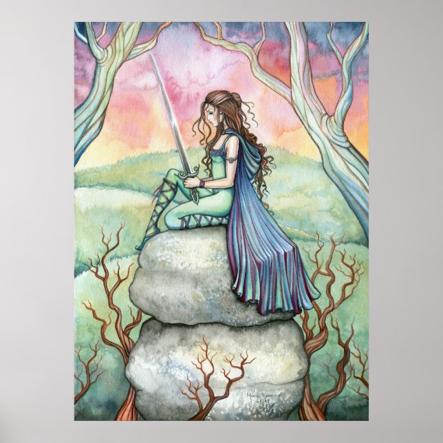 Affiches Contempler l'affiche de Guinivere par Molly Harris (Devant)