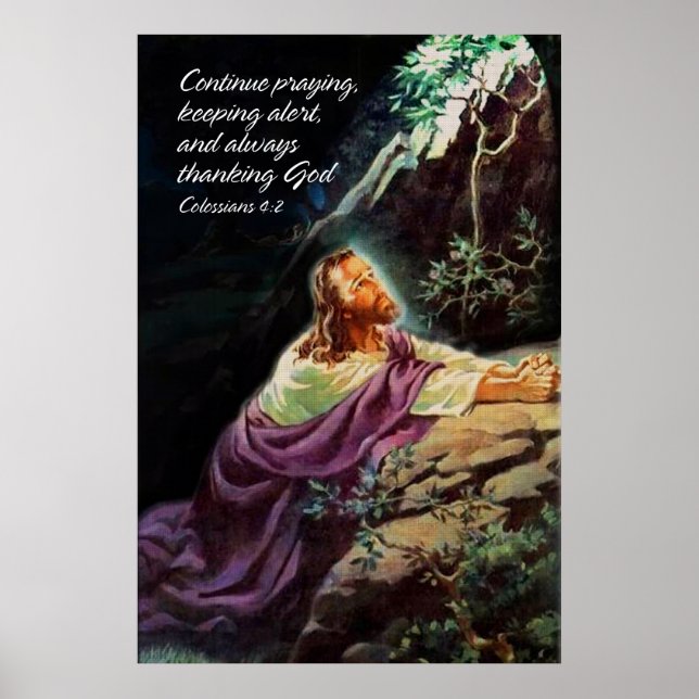 Affiches Continue Praying 1 Print (Devant)