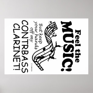 Affiches Contrabass Clarinet Sentez La Musique