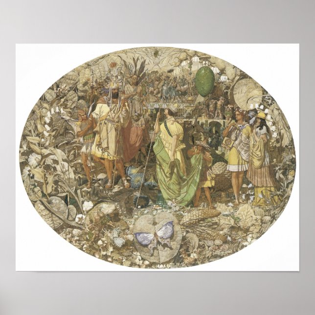 Affiches Contradiction : Oberon et Titania, 1854-58 (Devant)