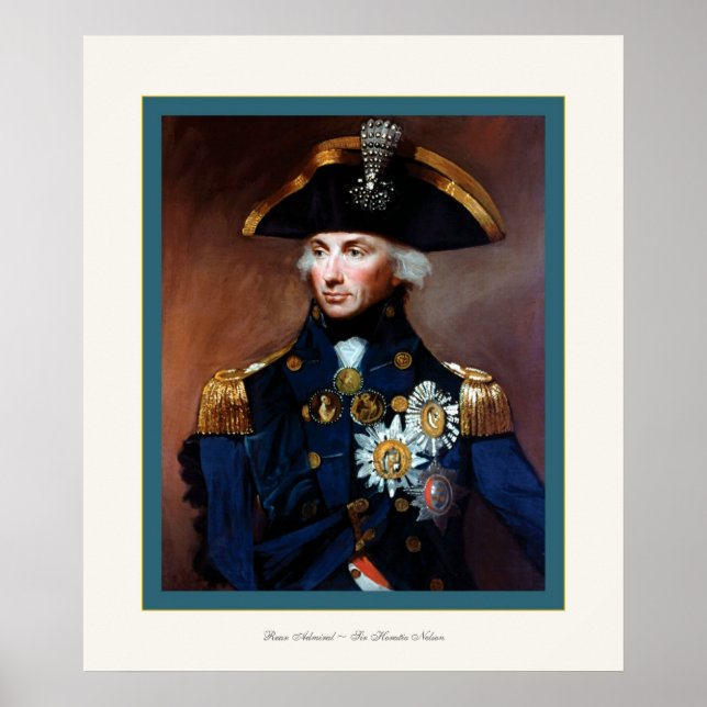 Affiches Contre-amiral ~ Sir Horatio Nelson (Devant)