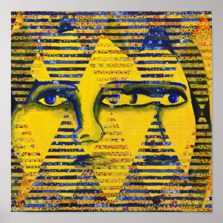 Affiches Conundrum II - Déesse dorée et saphir