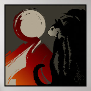 Affiches Conversation Ombre d'un