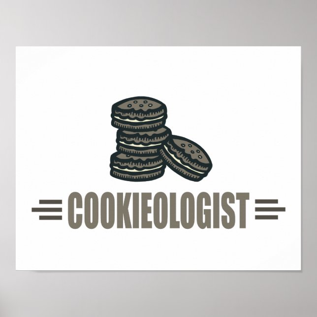 Affiches Cookies amusants (Devant)