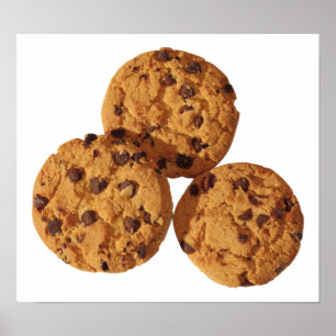 Affiches Cookies de chips au chocolat
