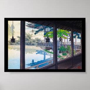 Affiches Cool jardin japonais paysage de montagne