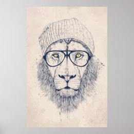 Affiches Cool lion