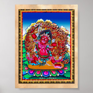 Affiches Cool oriental tibetan thangka tattoo Hayagriva
