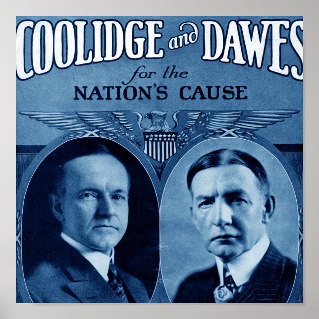 Affiches Coolidge et Dawes (Devant)
