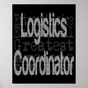 Affiches Coordonnateur de la logistique Extraordinaire