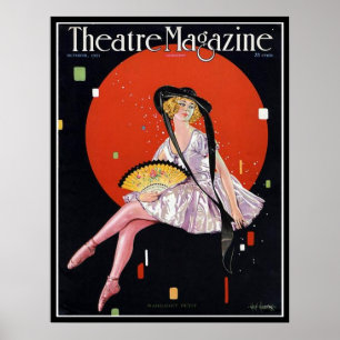 Affiches Copie 1921 de couverture de magazine de théâtre de