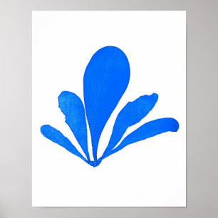 Affiches Copie botanique côtière de no. 11 bleus