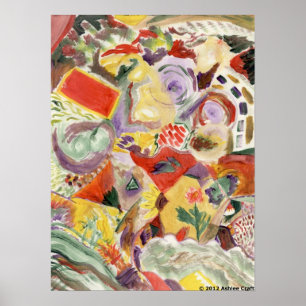 Affiches Copie d'affiche d'art "de cuisine d'arc-en-ciel"