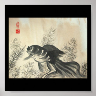 Affiches Copie d'affiche de poisson rouge
