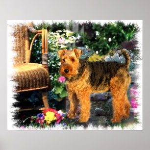 Affiches Copie d'art de gallois Terrier