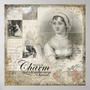 Affiches Copie d'art de Jane Austen