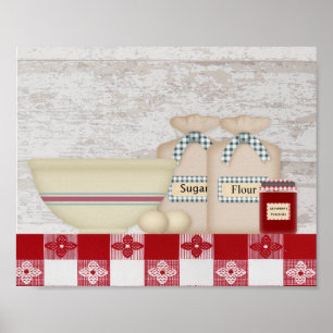 Affiches Copie de la cuisine de la grand-maman