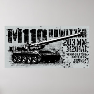 Affiches Copie de l'obusier M110
