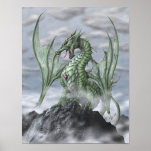 Affiches Copie de montagne brumeuse