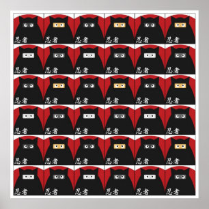 Affiches Copie de Ninja Kitty grande